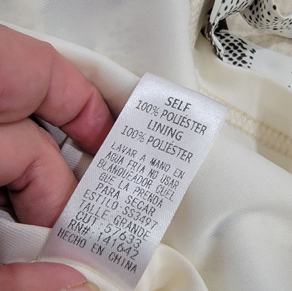 C'isa Snake Print Partial Wrap Skirt with tie Size Large - Picture 12 of 14